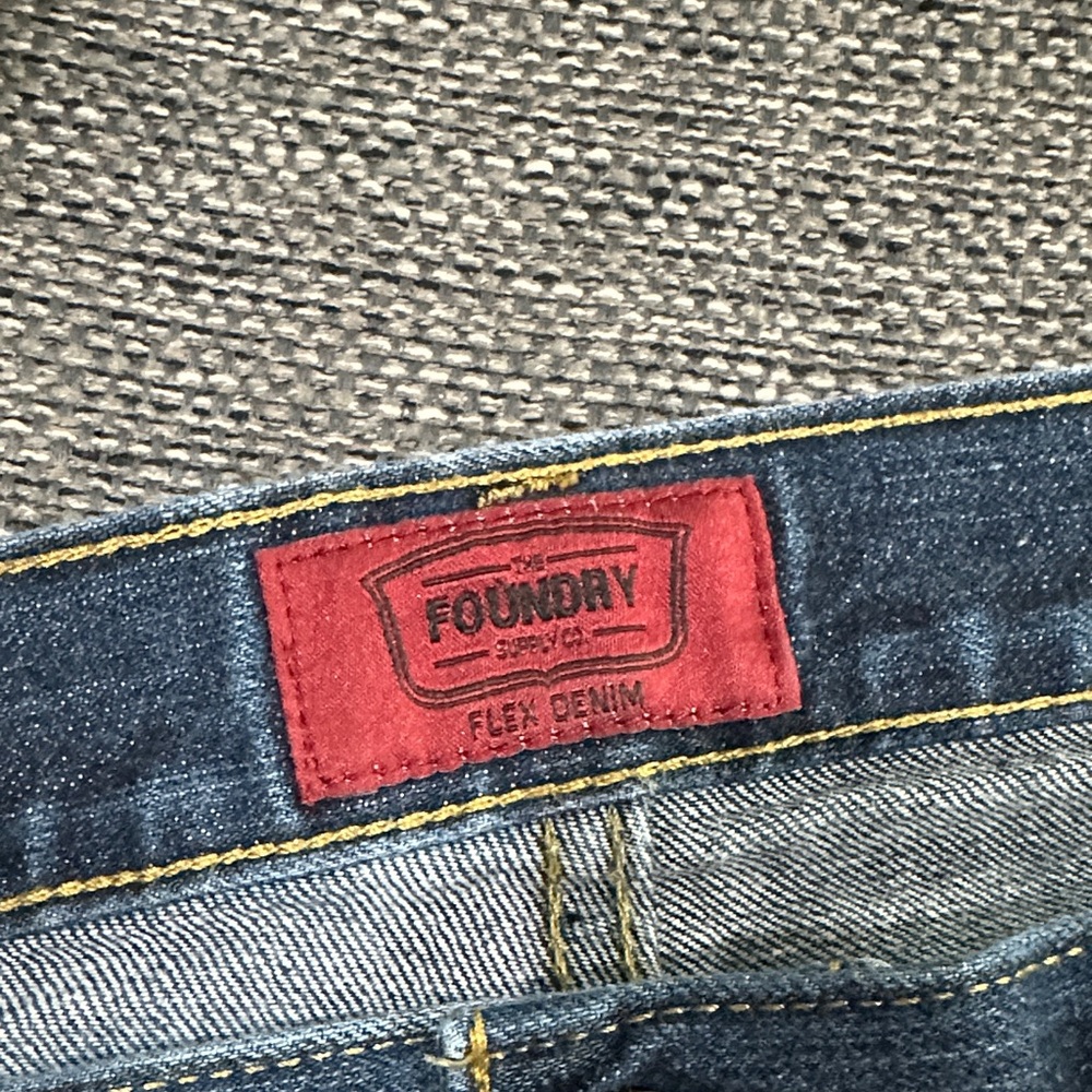 The Foundry Supply Co. Dark Blue Flex Denim Jeans